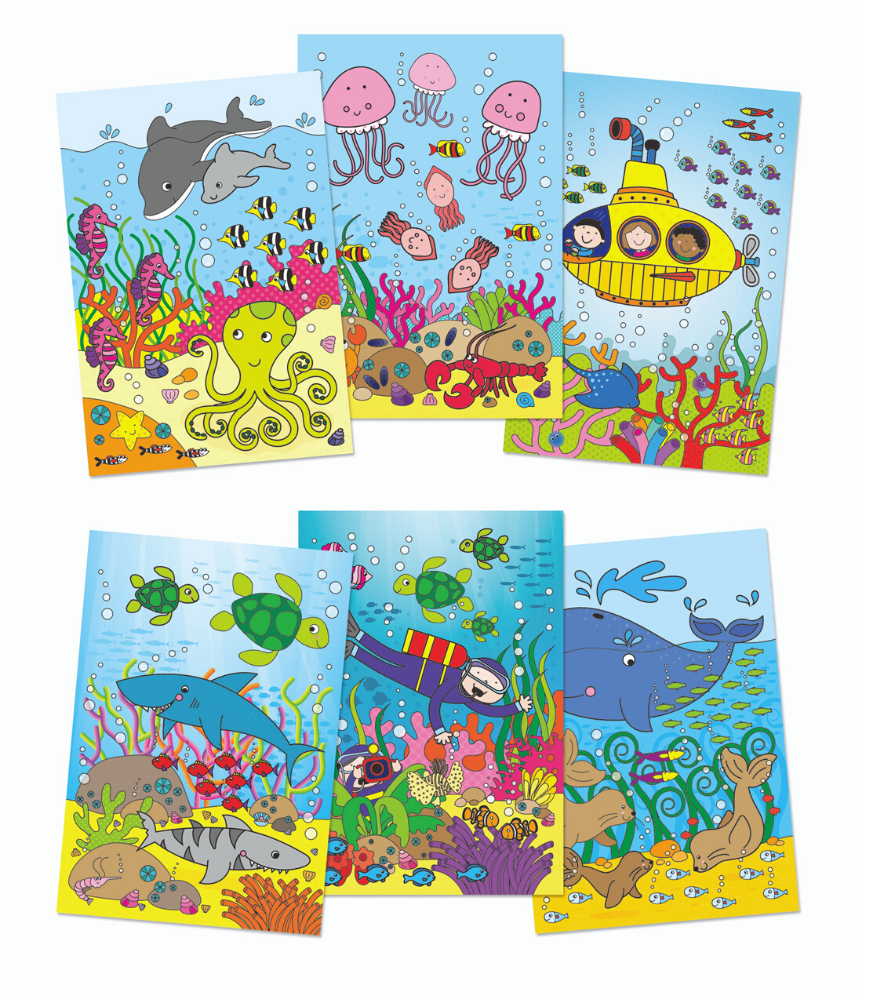 Galt Water Magic Sihirli Su Boyama Kitap // Under The Sea